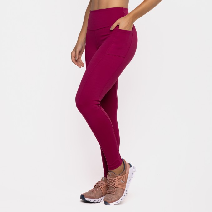Legging Street com Bolsos Laterais Poliamida Desejo