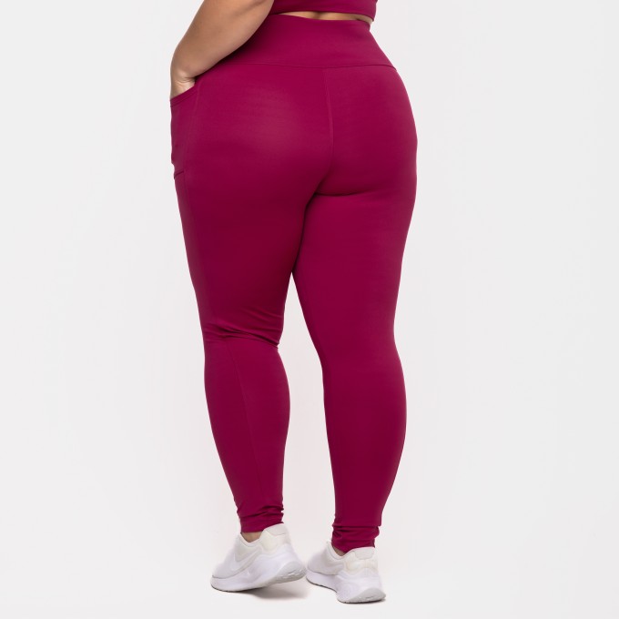 Legging Street com Bolsos Laterais Poliamida Desejo