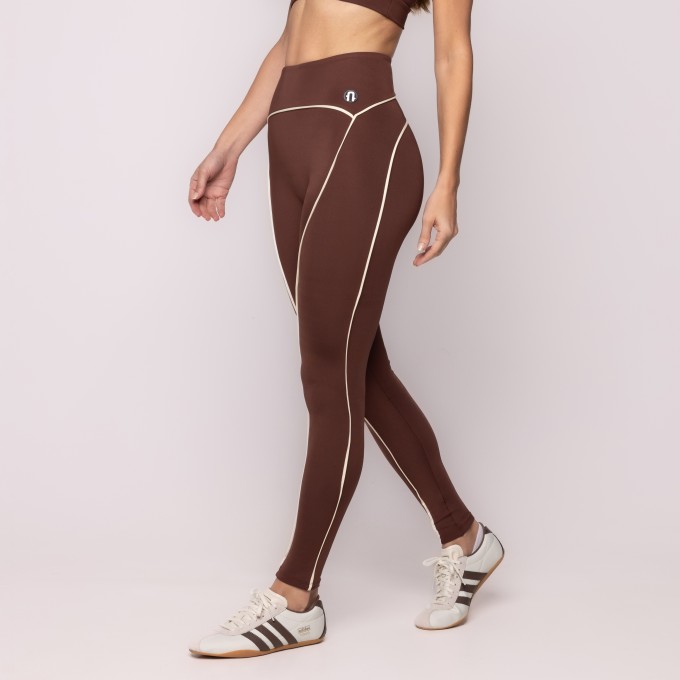 Legging Pulsar Com Vivo Contrastante Expresso