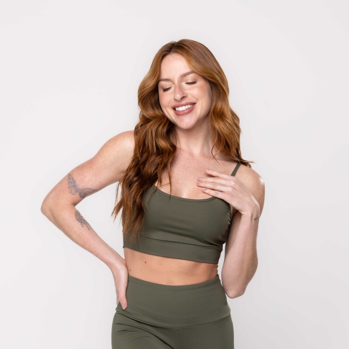 Top Básico Verde